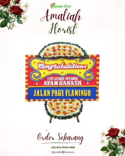 Bunga Papan Congratulation di Jatigede